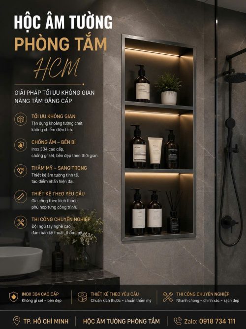 Hộc &acirc;m tường ph&ograve;ng tắm