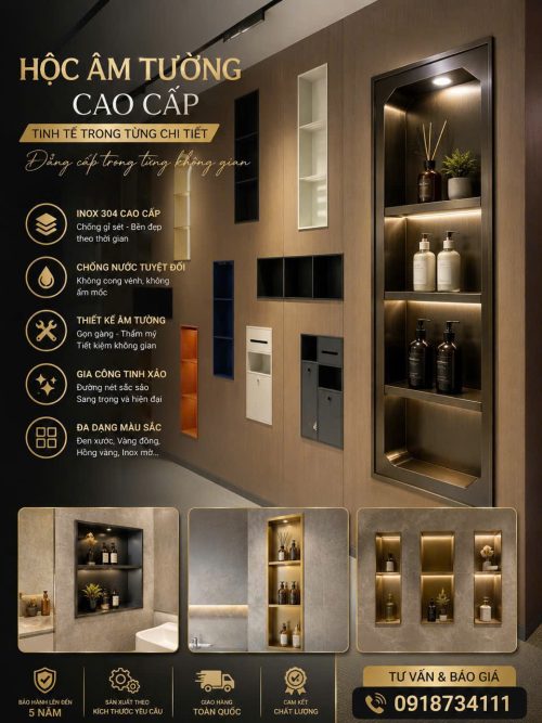 Hộc &acirc;m tường cao cấp